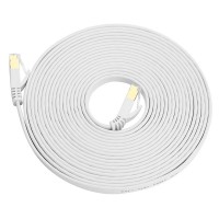 Slim High Speed Cat 7 Ethernet Cable Shielded Flat Internet Network Computer Patch Cord, Faster Than Cat5e/cat6